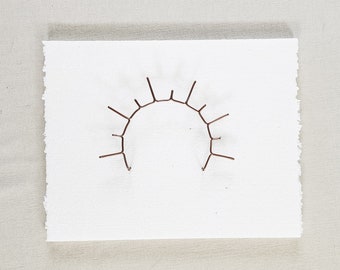 Sun wire art [nursery decor, nursery wall art, children's sign, little ray of sunshine, baby shower, my sunshine, here comes the sun|