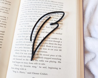 feather bookmark | Wire bookmark, book lover gift, book clip, wire feather, reader gift, feather book, planner marker, teacher gift