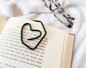 house bookmark | Wire bookmark, heart bookmark, love bookmark, house bookmark, book clip, book gift, new home gift, realtor gift, page clip