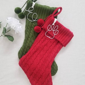 Wire Stocking Tag Personalized Name Tag Stocking Name Tag - Etsy