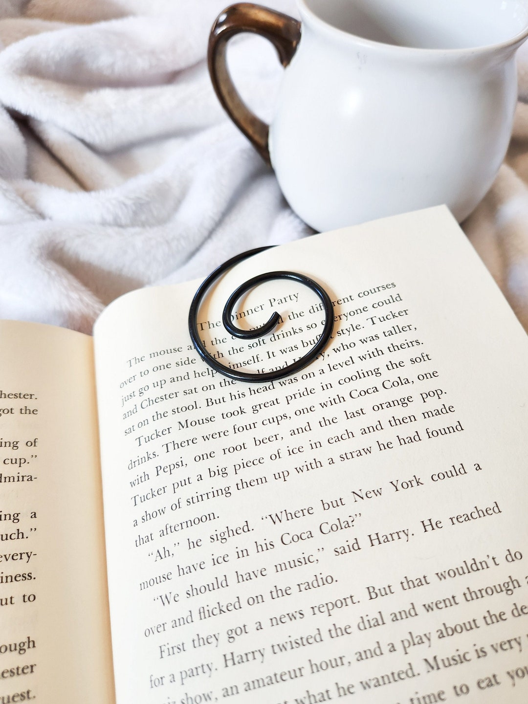 Spiral Bookmark | Wire Bookmark, Book Lover Gift, Book Clip, Planner ...