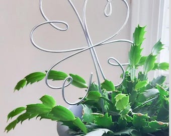 Minimalist Wire Plant Stick – Decorative Garden Stake for Indoor Pots