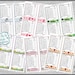 Bridge Tally Cards Bridge Tally Sheets Month Themed Bridge Game ...