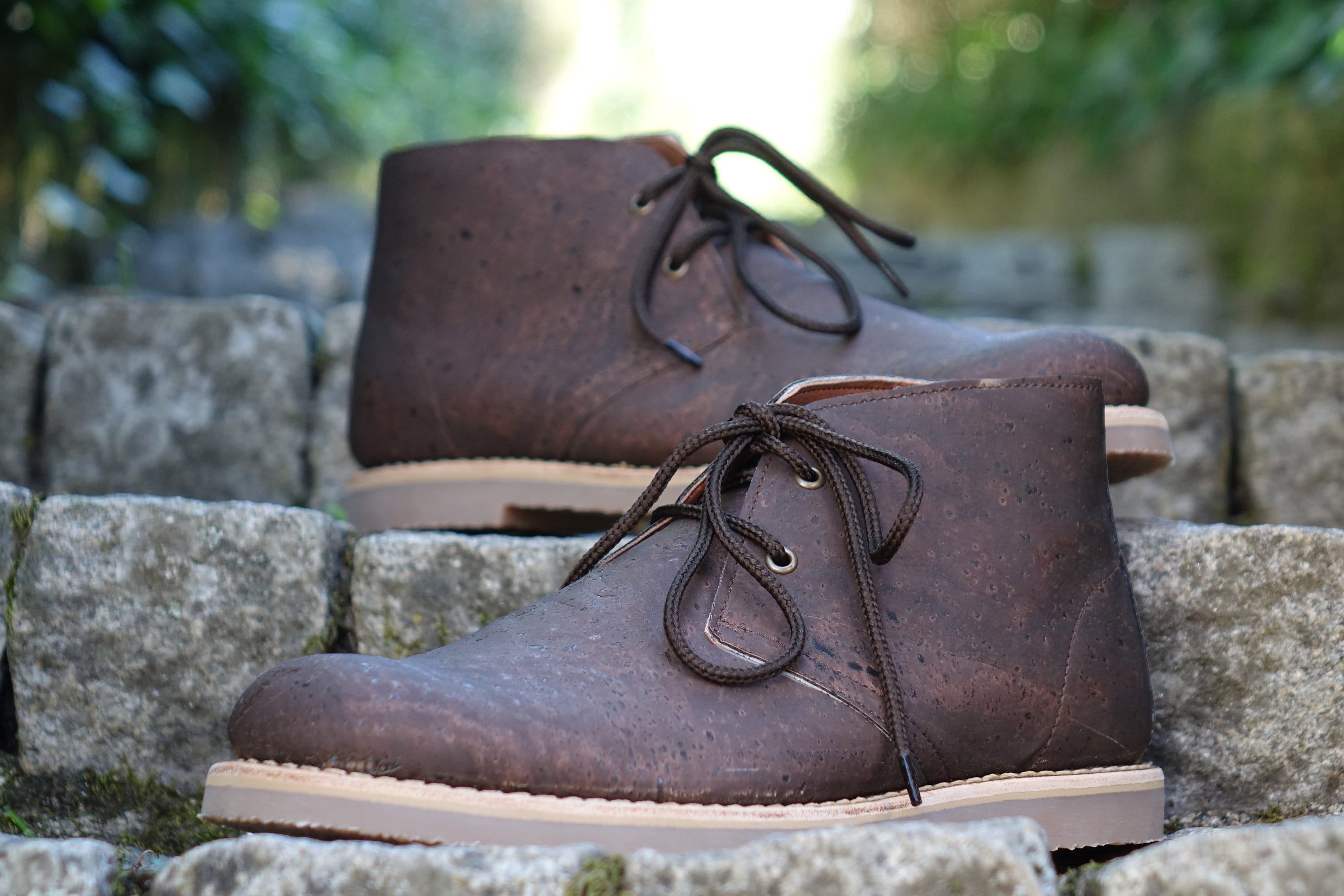 Handmade Cork Chukka Desert Lace Boots Eco Friendly - Etsy