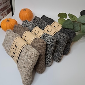 Alpaca Wool Socks - Extra Thick Winter Warm and comfortable Socks - 100% Nature with Alpaca Wool - Men/Women,Indoor/Outdoor woolen socks
