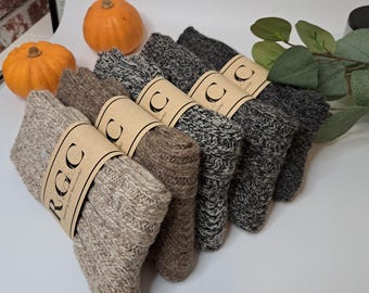 Alpaca Wool Socks - Extra Thick Winter Warm and comfortable Socks - 100% Nature with Alpaca Wool - Men/Women,Indoor/Outdoor woolen socks