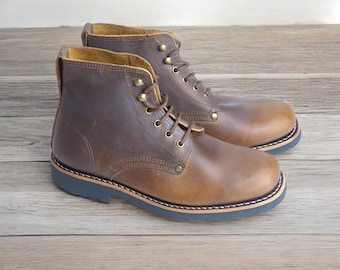 Handmade Lace up Hiking Leather 