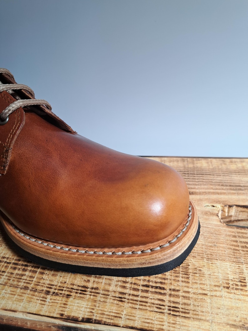 leather boots for men goodyear welted construction military stile sole, laces boots biker boots