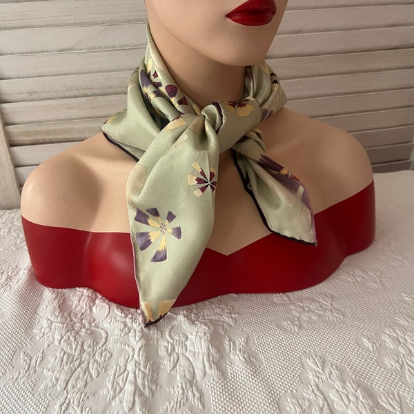 Liberty silk crepe square scarf 22”x 22” accessories