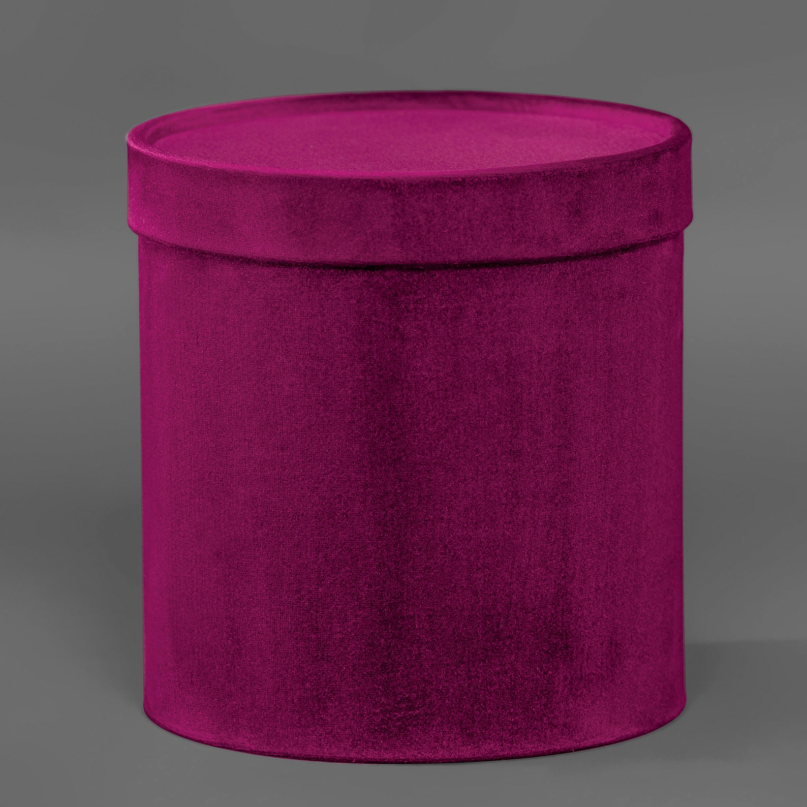 Velvet Round Flower Box with Lid / Storage hat Box / Gift Box Etsy