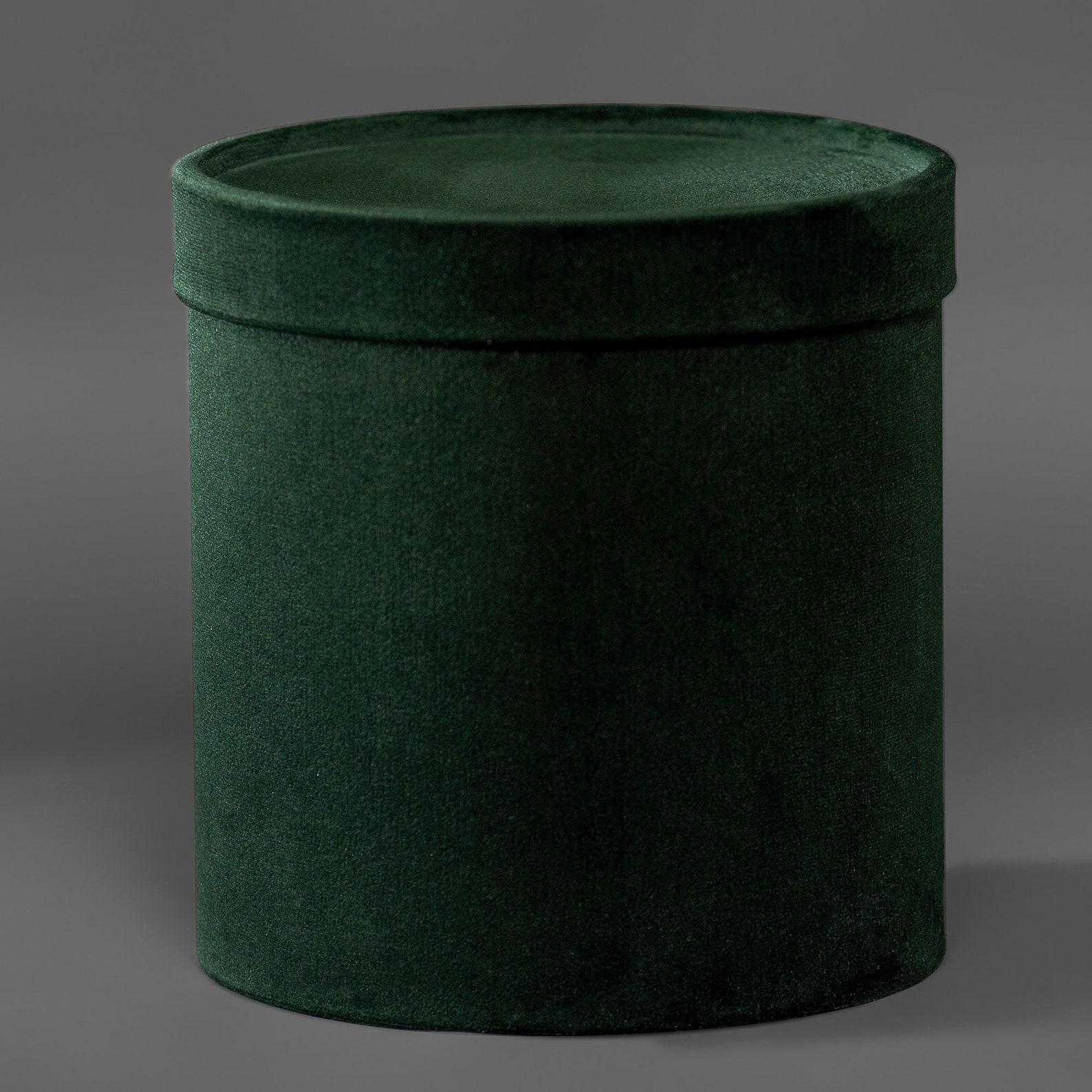 Velvet Round Flower Box with Lid / Storage hat Box / Gift Box Etsy