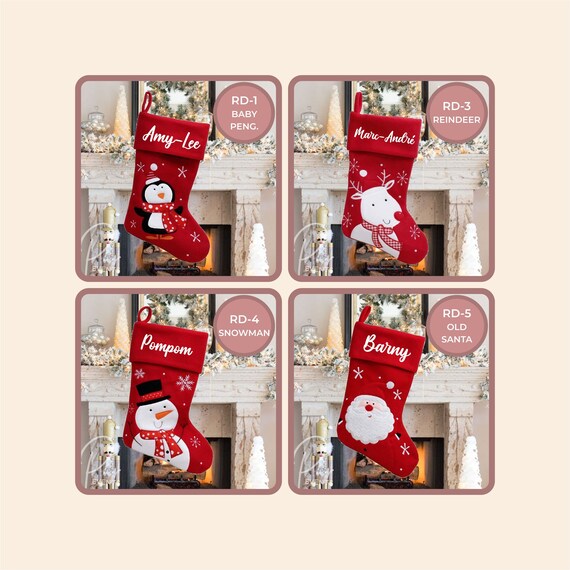 thumbnail image 2 of Christmas Stocking Name Letter 2 of 10