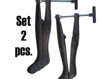 Set van twee High Boot-schoenspanners, metaal