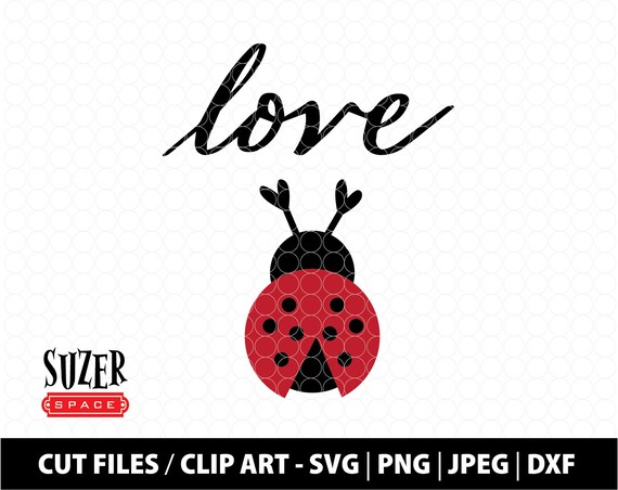 Download Ladybug Svg Design Valentine Love Bug Svg Lady Bug Cut File Etsy
