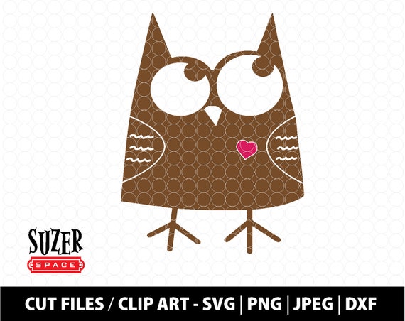 Owl Svg Design Baby Owl Cut File Owl Clip Art Baby Owl Stencil Etsy