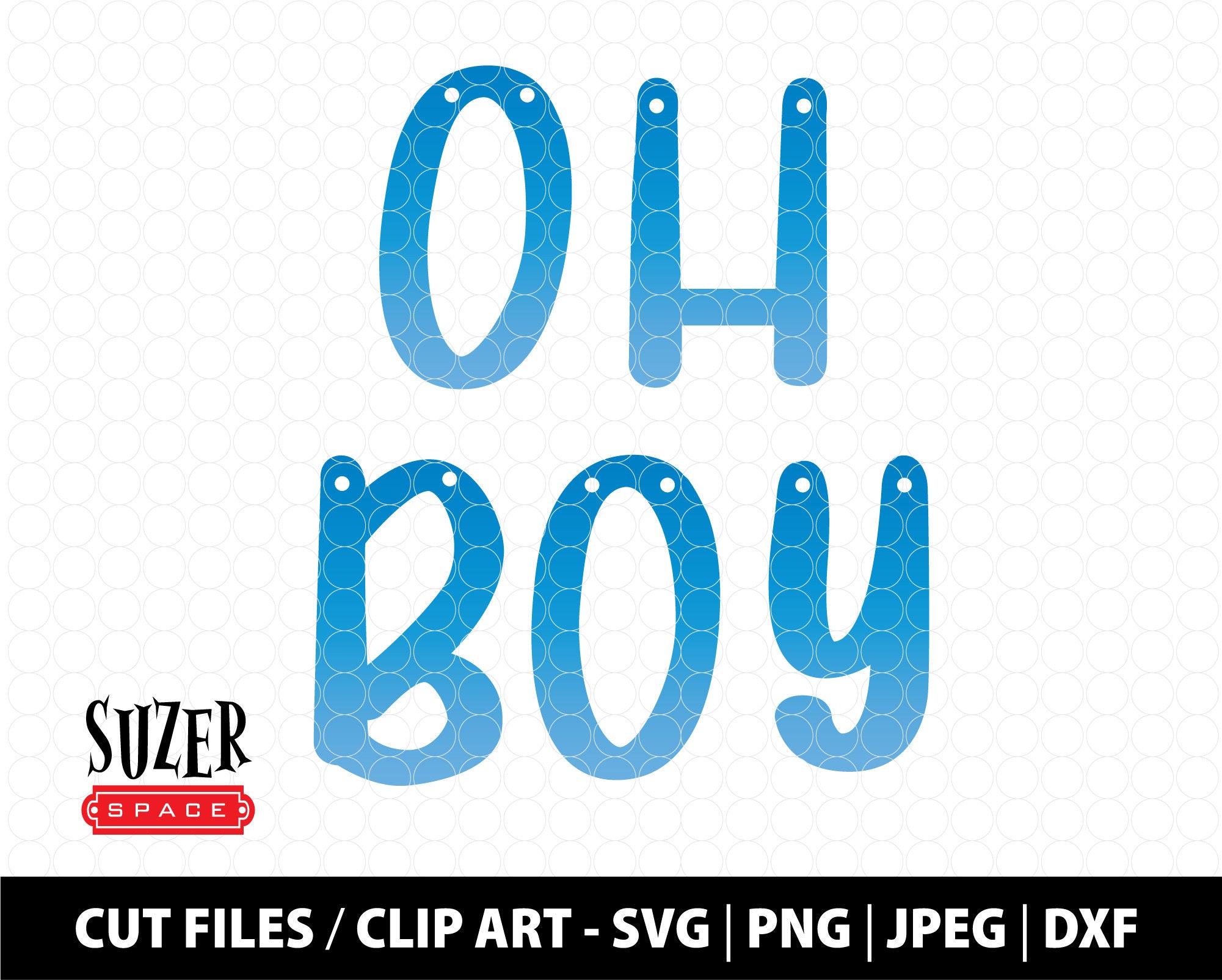 Oh Boy SVG design Oh Boy Baby Banner It's A Boy Banner Etsy France