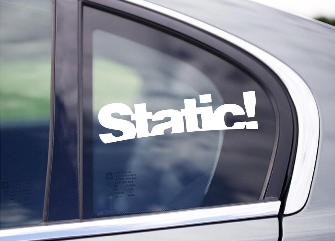 Static! Decal - Etsy