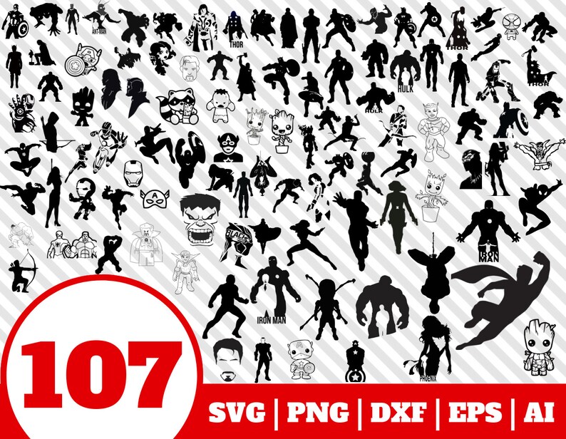 Download 107 AVENGERS SVG BUNDLE avengers clipart avengers vector ...
