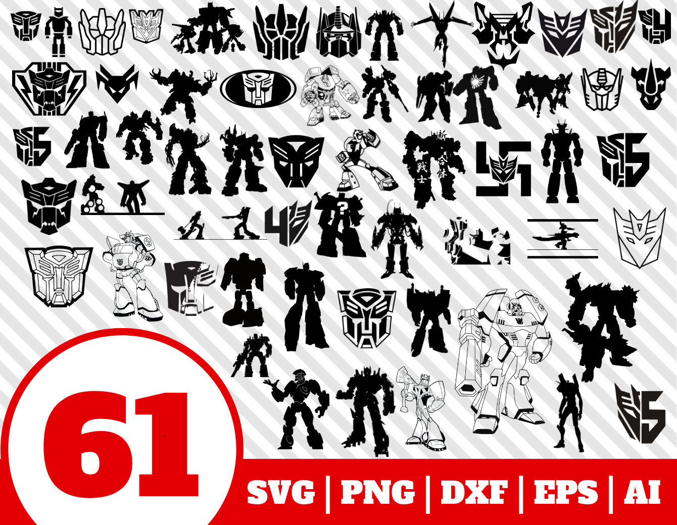 Download 61 TRANSFORMERS SVG BUNDLE transformer clipart transformer ...