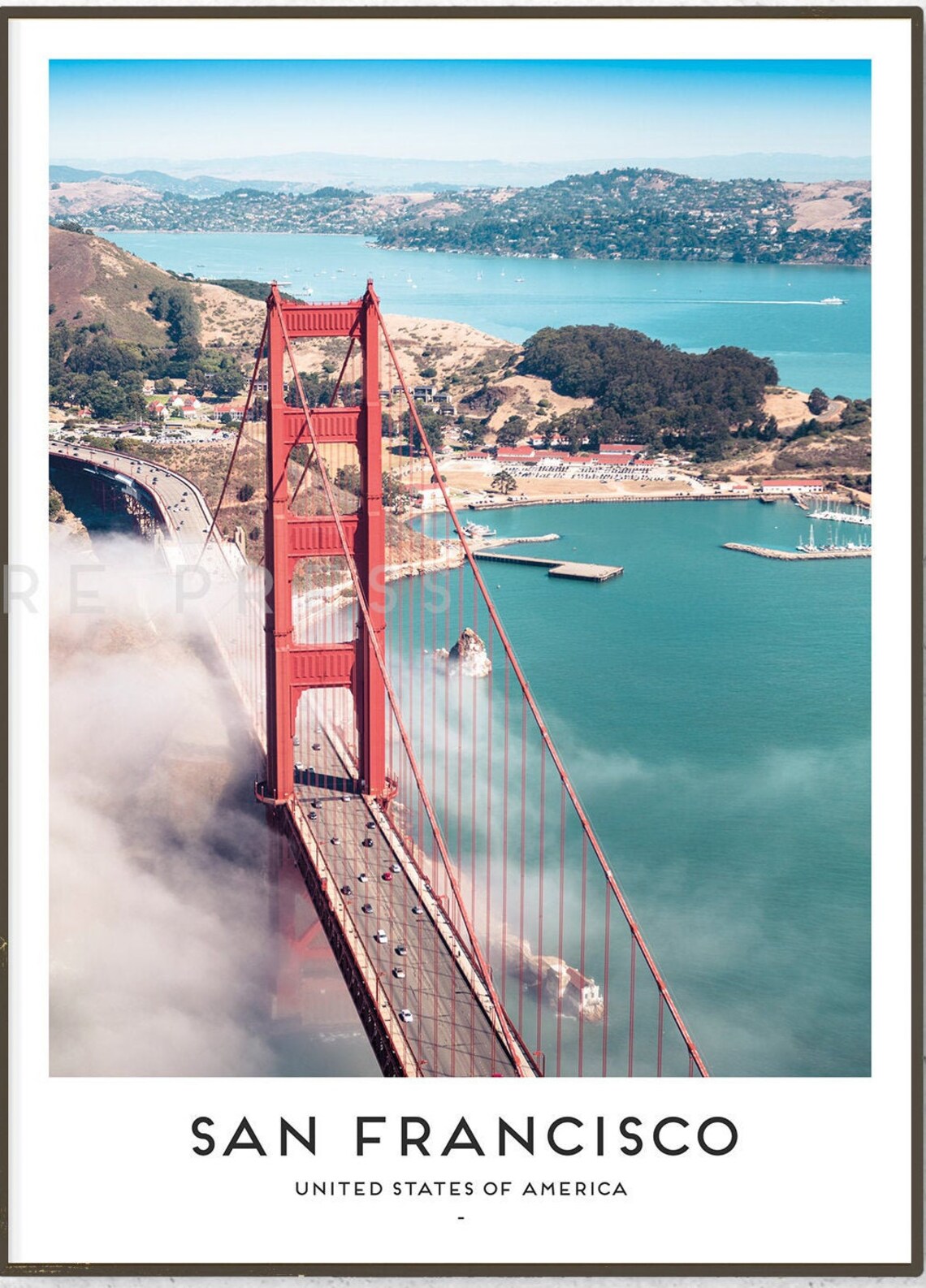 San Francisco Poster / Print / America Travel Print / Fashion Etsy UK