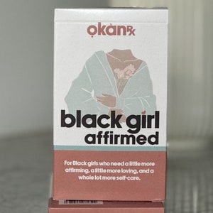 Black Girl Affirmed - Bevestigingskaarten |  Mindfulnessherinneringen voor zelfzorg, zelfliefde-flashkaarten, cadeaus voor haar