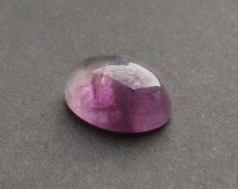 Cabujón de amatista natural, ovalado, 8 x 6/18 x 13 mm