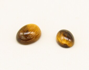 Ojo de tigre, cabujón ovalado 6x8 / 8x10 / 13x18 / 25 x 18 mm