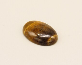 Ojo de tigre, cabujón ovalado 25 x 18 mm