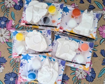 Bluey and bingo inspired kids paint party favour - Paint you own Bluey and bingo party pack - Gifts - Birthday. Party pack party filler