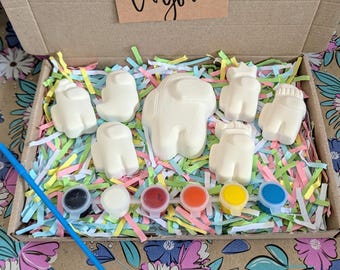 Zestaw do malowania dla dzieci Among Us - zestaw do malowania, który posiadasz - zestaw Among Us - prezenty - do malowania. Gips - zestaw do aktywności