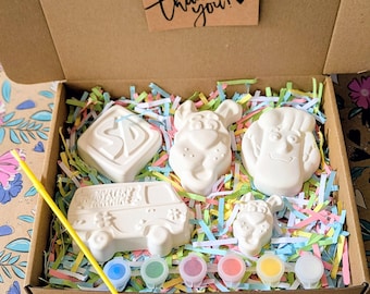 Zestaw do malowania dla dzieci inspirowany Scoobym Doo - Zestaw do malowania Scoobym Doo - Prezenty - Do malowania - Malowanie - Gips modelarski - Zestaw aktywności