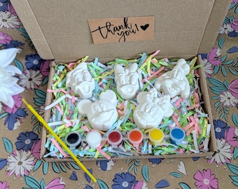 Zestaw do malowania dla dzieci inspirowany Myszką Miki i przyjaciółmi Disneya - Zestaw do samodzielnego malowania - Prezenty - Do malowania - Malowanie - Gips szpachlowy