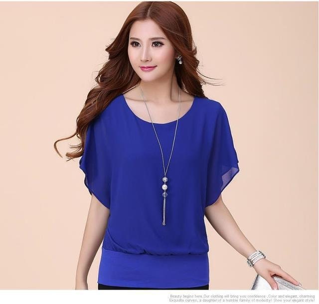 Chiffon Tops Etsy Singapore