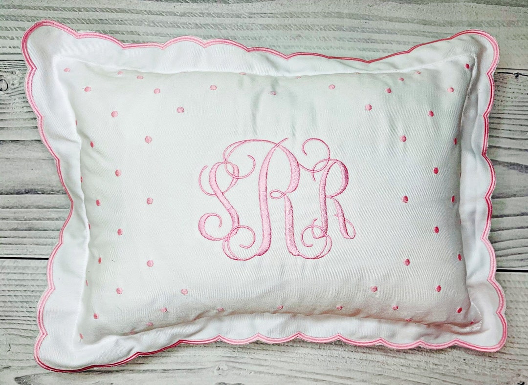 Monogram Baby Pillow/personalized Baby Gift Boy/personalized Baby Gift