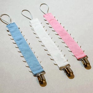 Monogrammed Pacifier Clip, Personalized Pacifier Clip Baby Gift