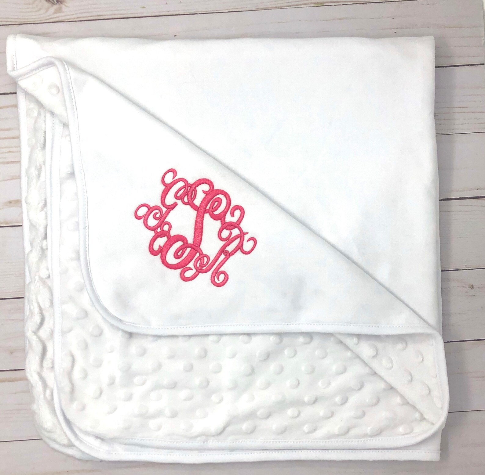 Baby Blanket Embroidered With Initials or Namepersonalized Etsy UK
