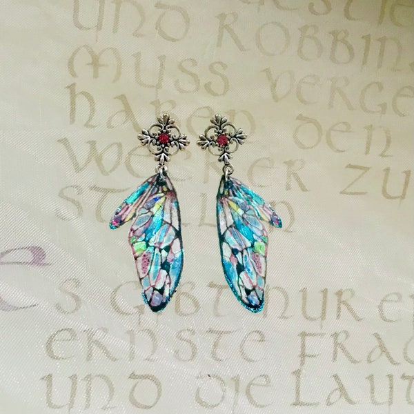 Earrings Fairy Wings "Aurora"