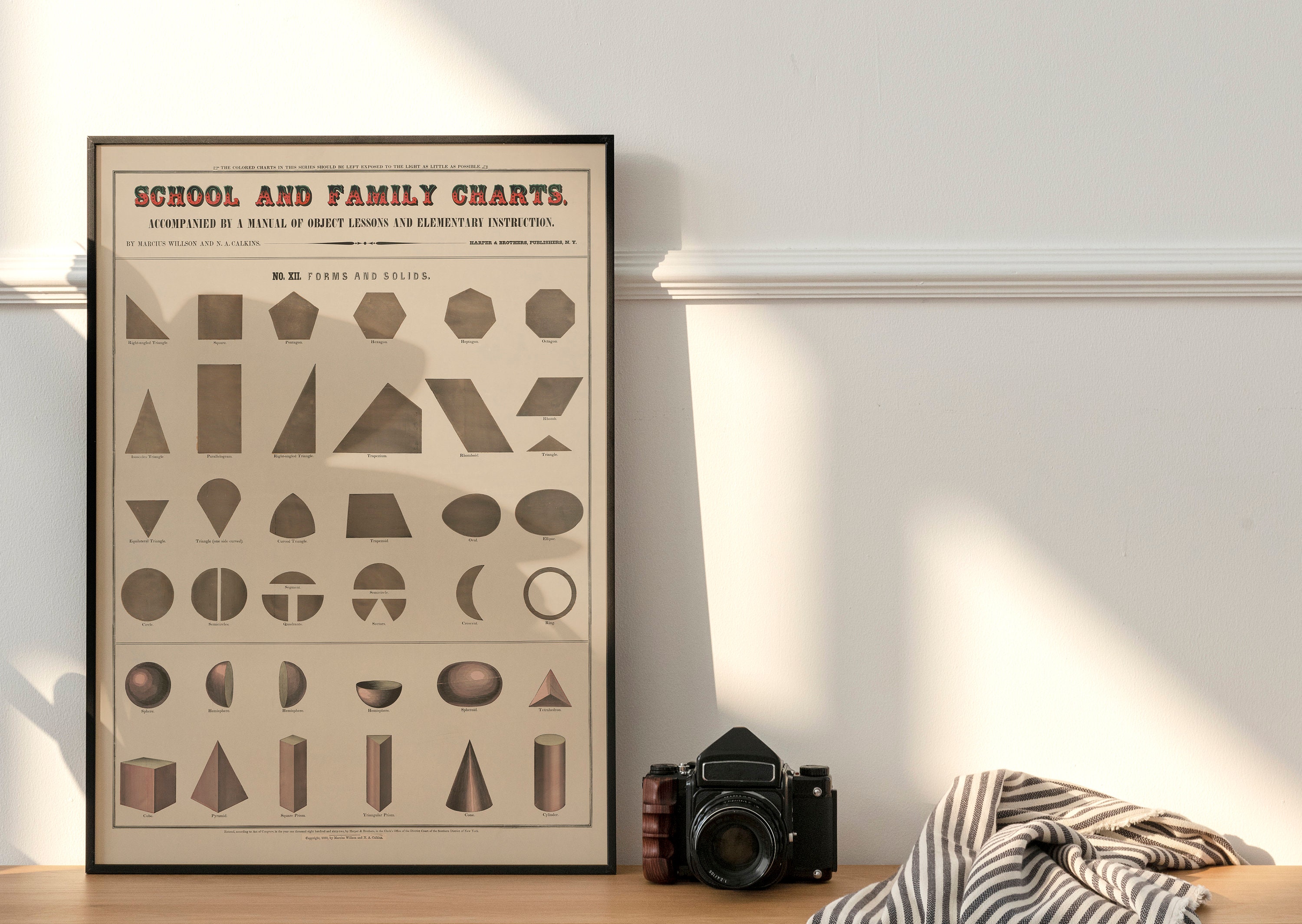 Vintage Educational Poster School & Family Charts No XII. Etsy UK