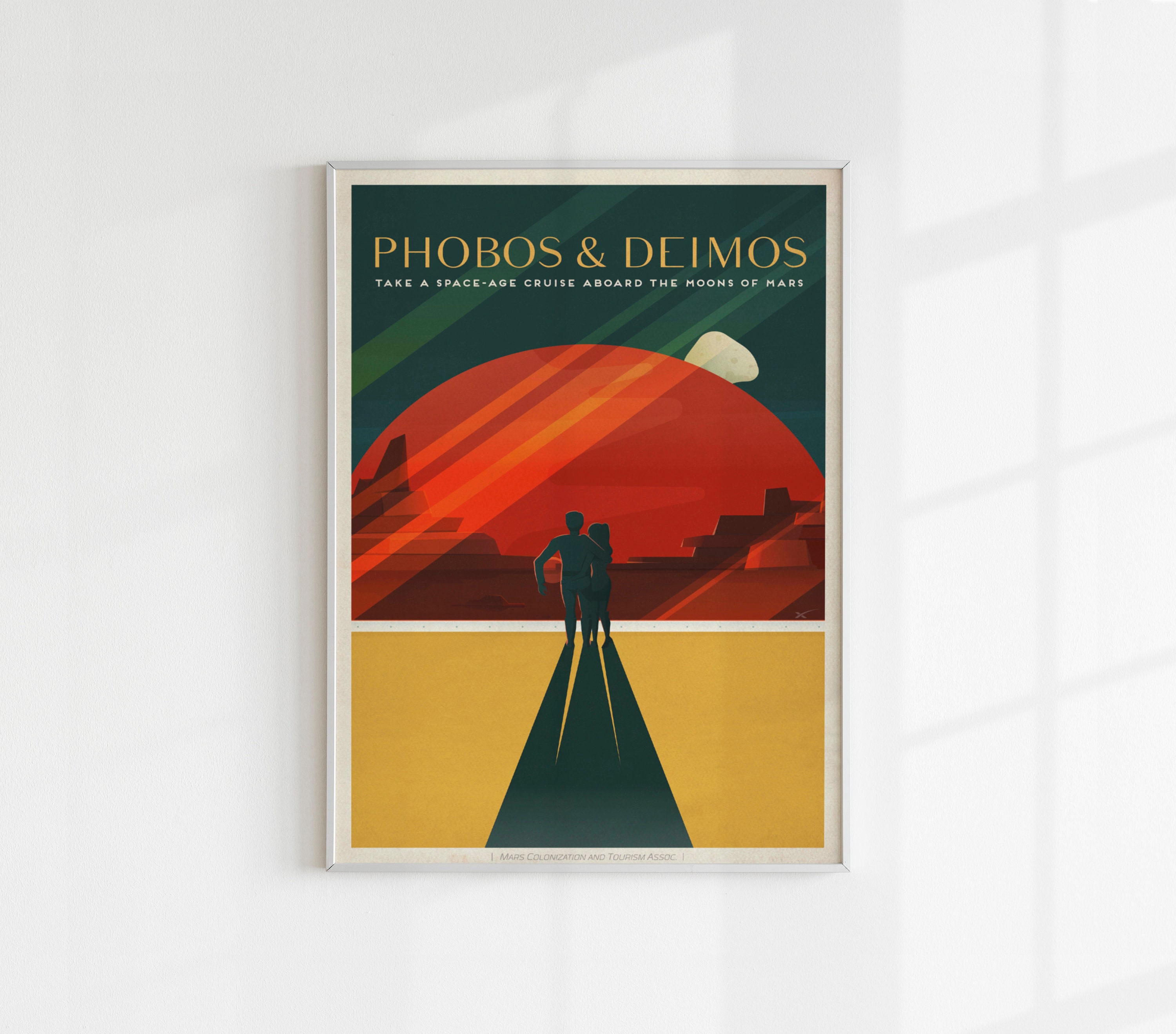 Set of 3 Spacex Travel Posters Mars Print Art Deco Elon - Etsy UK