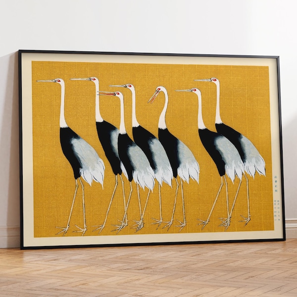 Japanese Crane Print