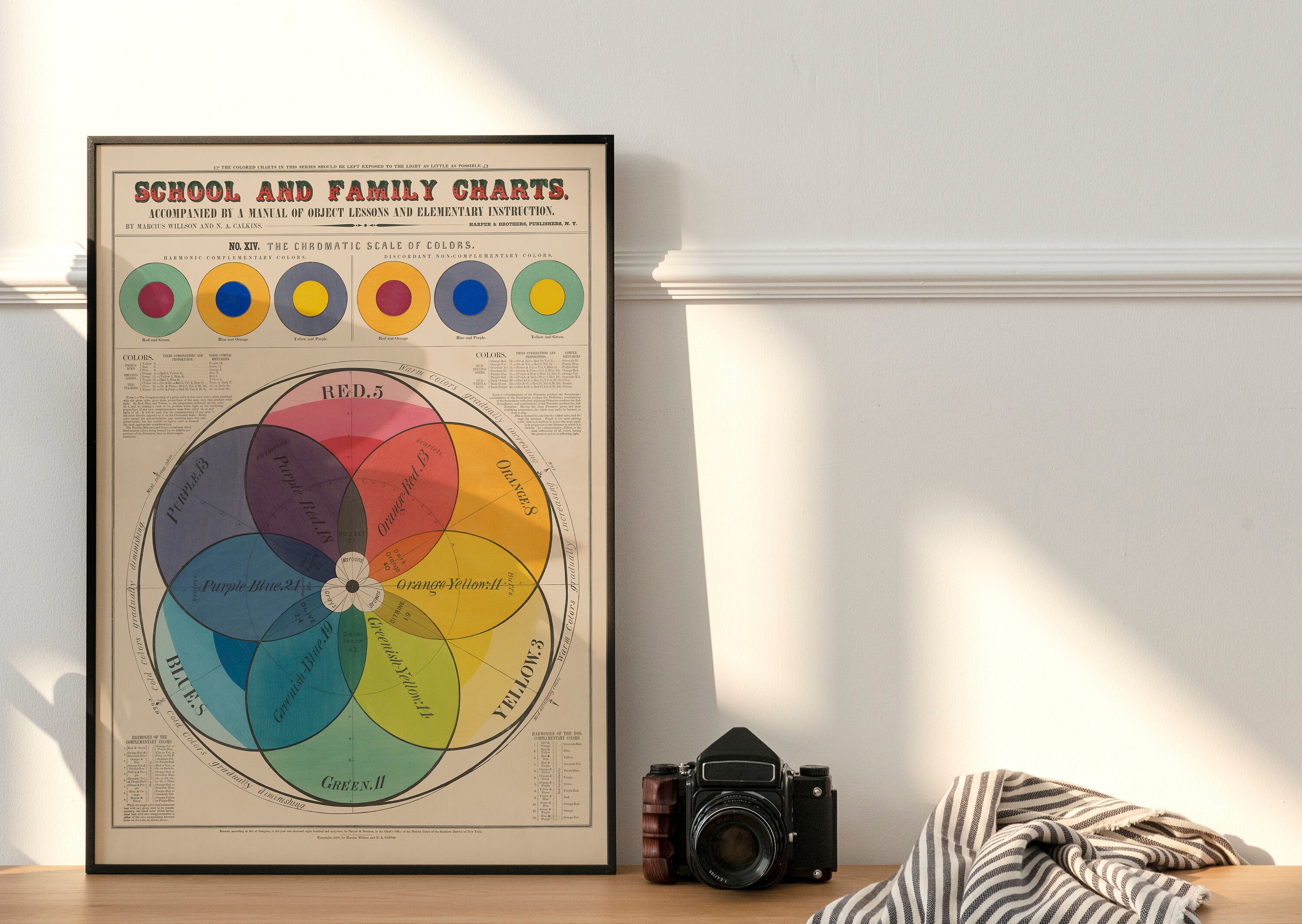 Vintage Educational Poster School & Family Charts No XIV. Etsy UK