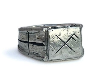 Icelandic "Good Luck" Stave Ring