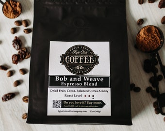 Bob and Weave Dark Roast Espresso – Fresh Roasted Coffee