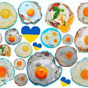 Ukraine Kunst Ukraine Maket of Stickers Ukraine Pray with Ukraine I stand with Ukraine