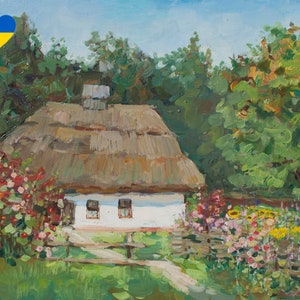 Ukraine Art Ukrainian Artist Ukrainian painting I stand with Ukraine Ukrainian Landscape Painting I pray with Ukraine Ukrainian digital art