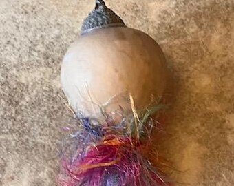 Kids Gourd Rattle with Wood Handle