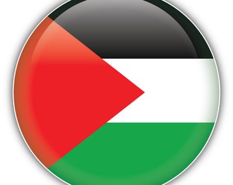 Sticker car moto map flag vinyl outside wall decal macbbook palestine gazza