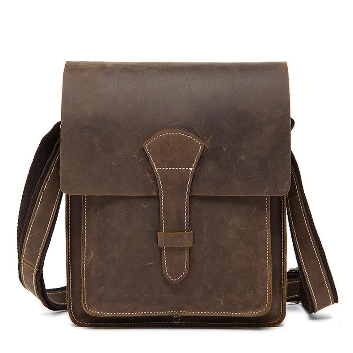 Shoulder Bag leather Men Bags Fashion Retro Handbag Shoulder Etsy