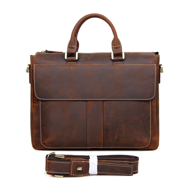 Vintage Men/'s Leather laptop Messenger bag Briefcase Business Messenger Bags Ipad pro leather briefcase,Leather Messenger bag Men laptop