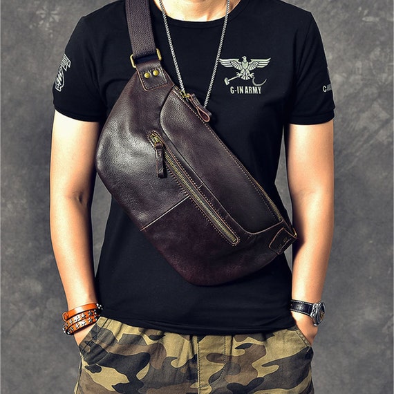mens crossbody sling bag